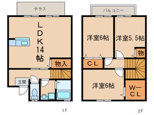 サントネ－ルロジ－の物件間取画像